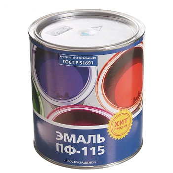 Эмаль ПФ-115 "ПРОСТОКРАШЕНО" светло-голубая 2,7 кг