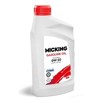 Масло моторное Micking Gasoline Oil MG1 0W20 синт. API SP/RC 1л