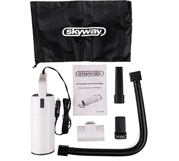 Пылесос SKYWAY ТОРНАДО 4000Па 60W 12V 4 насадки в сумке