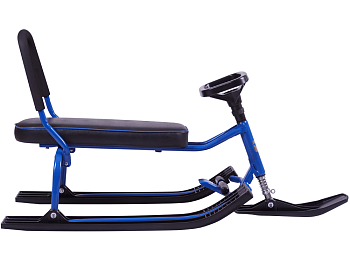 Снегокат "TANDEM" 501 большое сиденье со спинкой (рама синий) Снегокат "TANDEM" 501 большое сиденье со спинкой (рама синий)