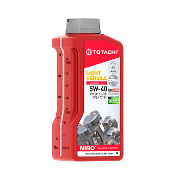 Масло моторное TOTACHI NIRO LV Synthetic SN/CF 5W40 1л