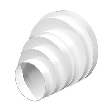 Соединитель универсальный круглых воздуховодов эксцентриковый пластик D160/150/125/120/100/80