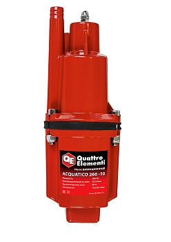 Насос вибрационный QUATTRO ELEMENTI Acquatico 260-10 (260 Вт, 1080 л/ч, для чистой, 60м, кабель10 м)