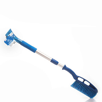 Щетка для снега CARFORT Cristal-8, телескоп. со скребком (95-130см), мягкая ручка