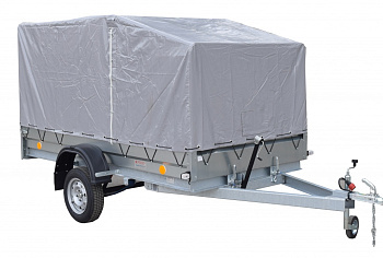 Прицеп 829450 (исп.3,0*1,5 рес/13) с тентом, с опрным колесом