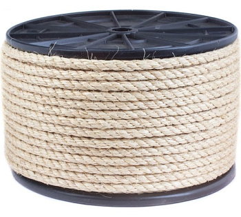 Веревка сизалевая крученая 10,0мм