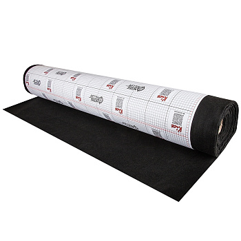 Материал декоративный самоклеющийй KICX Carpet Adhesive (черный)