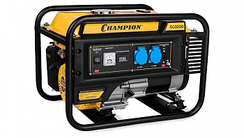 Генератор CHAMPION GG3200 (3,2/3,5кВт, OHV 7,5лс, 15л, 42кг)