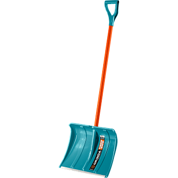 Лопата снеговая GRINDA  FIBER-500, ширина 500 мм, пластиковая, с алюм. планкой, особопрочный легк. ч