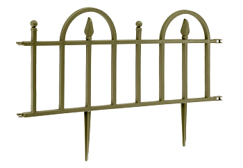 Заборчик пластиковый Color-x хаки 5шт