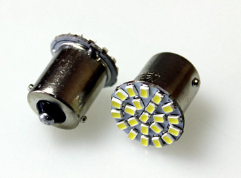 Лампа-диод G18.5 22SMD (size 3020) R10W BA15s S08201051