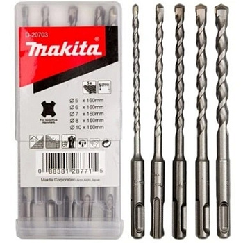 Набор буров MAKITA (SDS-PLUS) 5 шт.