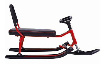 Снегокат "TANDEM" 501 большое сиденье со спинкой(рама красный) Снегокат "TANDEM" 501 большое сиденье со спинкой(рама красный)
