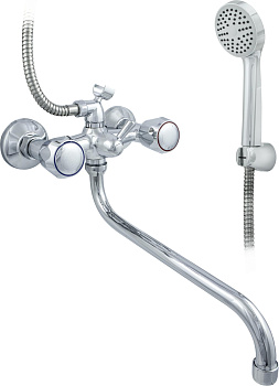 Смеситель в/д ЦС-СМ 600/5.1-4 К М_Глобо круглый излив D-16 L-300 мм