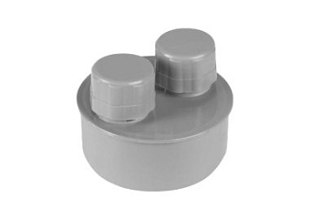 Клапан вакуумный серый D50 RU-PT ПП