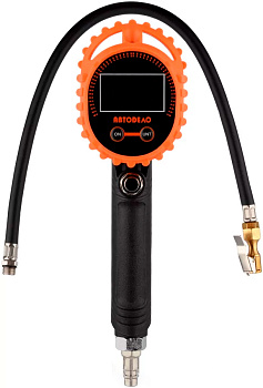 Пистолет для накачки шин с цифровым манометром 14 атм. (АвтоDелоPRO)