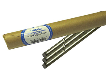 Припой бытовой ПОС -40 d=8,0 200гр.ПРУТОК (17808)