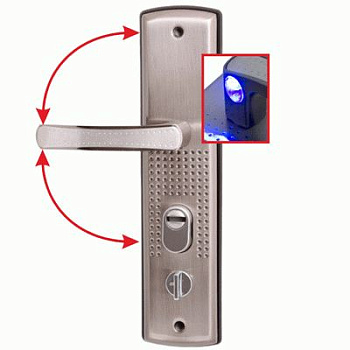 Комплект ручек СТАНДАРТ РН-СТ222-1-R с подсветкой для кит. металл. дверей правая