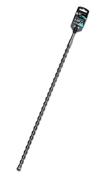 Бур по бетону SDS-plus METALLICA Optima 16 х600/550 мм, напайка с центром, 2 спирали