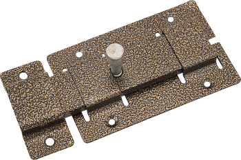 Засов Секрет 3Д-02 антик бронза плоский,круглый г.Киров