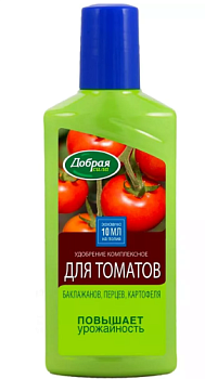 Удобрение жидкое Добрая сила д/томат/баклажан/перец органо-мин 250мл