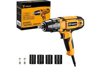 Гайковерт сетевой ударный DEKO DKIW950, 950Вт, 1/2"