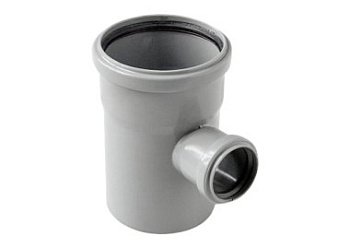 Тройник 87,5° 32-32 вн.канализ.(120/15) VALFEX