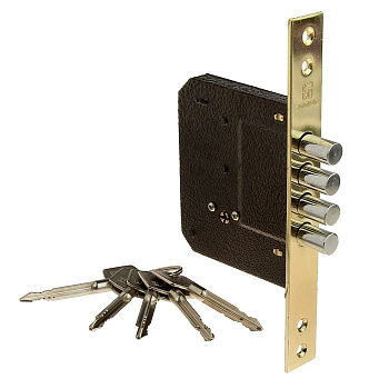 Замок врезной б/руч. АЛЛЮР 189-4 крест.ключ