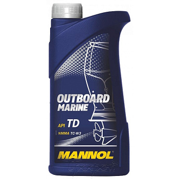Масло моторное двухтактное MANNOL OUTBOARD MARINE 1л TC-W3