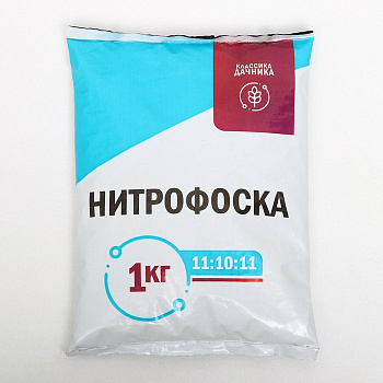 Удобрение Нитрофоска 1 кг N-11, P-10 ,K-11 Нов-Агро