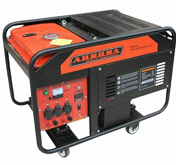 Генератор AGE 12000 DZN  PLUS (max10.5кВт эл.ст.220В,счетчик,автомат)Aurora