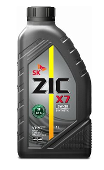 Масло моторное ZIC X7 SAE 5W30 1л SN PLUS SP GF-6 (GF-7)