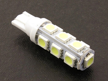 Лампа светодиодная Lumen Alfa T10-5050-5 (Blue) (W5W, W2.1x9.5d, A12-5-2) штучно