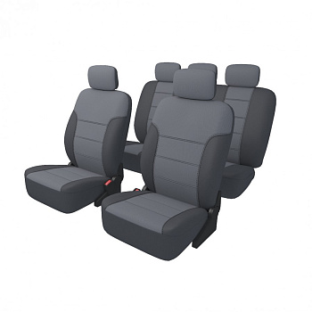 Чехлы Carfort Shield, полный комплект, серый, 9 предметов