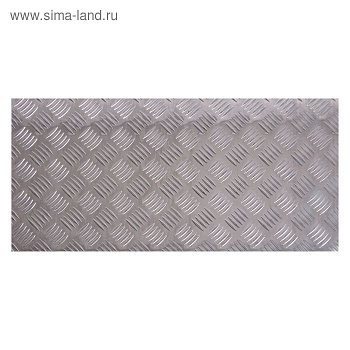 Лист алюм.,рифл., Квинтет с резкой по 300*600