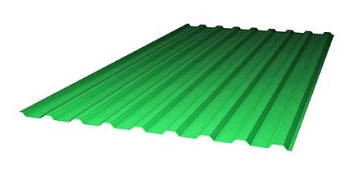 Шифер прозрачный ПЛАСТИЛЮКС-МП-20-У стандарт, Зеленый, 1,15х2м