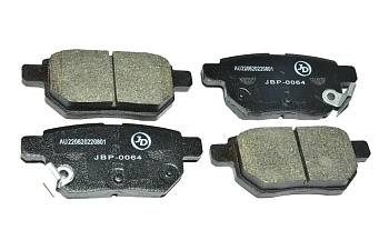 Колодки тормозные, задние D2254M