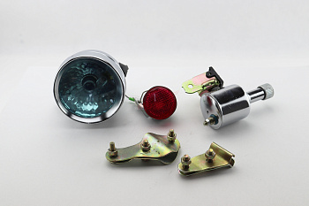 Электрооборудование фара+стоп+динамо (6V) YG-CD 601