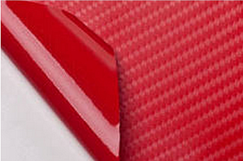 Пленка CARBON 3D 1,52М х 30М red с каналами для воздуха Air Free 