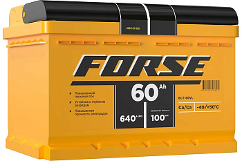 Аккумулятор FORSE 6СТ-60 (1) VL п/п