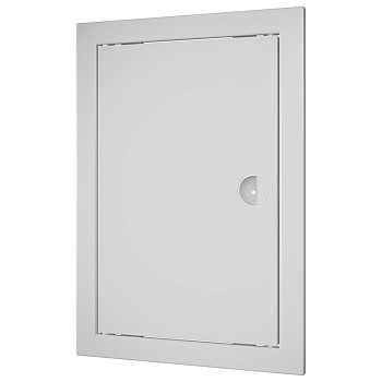 Люк-дверца ревизионная 122х122 с фланцем 98х98 с ручкой АБС