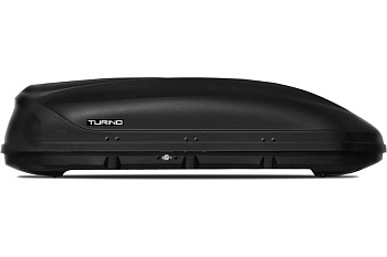 Бокс-багажник на крышу аэродинамический черный "Turino 1"