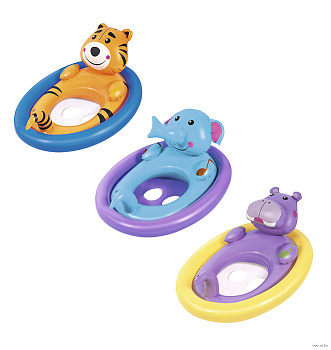 Лодочка Bestway Lil" Animal Pool Float с отверстиями д/ног 81х56см Лодочка Bestway Lil" Animal Pool Float с отверстиями д/ног 81х56см