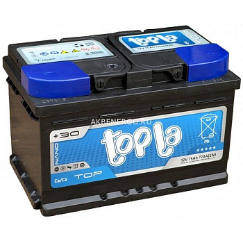 АКБ Topla Top 6CT-75.0 (ТТ75) о/п