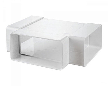 Тройник Т-образный пластик 60х120