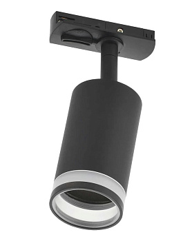 Светильник 4116 декоративный трековый поворотный GU10 черн. IEK LT-USB0-4116-GU10-1-K02