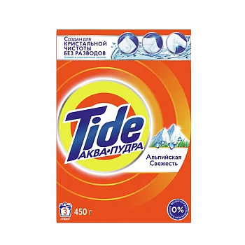 Порошок стиральный  Tide Авт Смс Альпийская Свежесть 450г