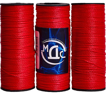 Нить круч.ПП 1,2мм 100м красная