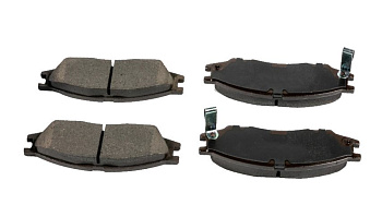 Колодки тормозные, передние (с антискрипной пластиной)