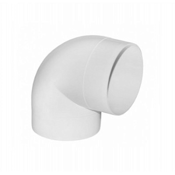 Колено круглое пластик 90°, D100